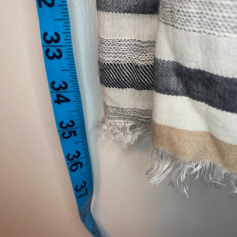 Talbots Striped long Scarf - Picture 5 of 9